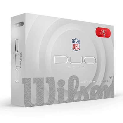 WILSON 2025 Duo Soft NFL Golf Ball - 12 Balls, White, Atlanta Falcons - color: Tampa Bay Buccaneers
