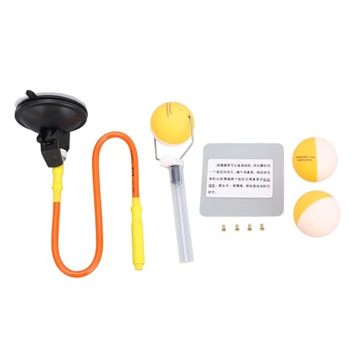 VGEBY Adjustable Table Tennis Ball Sucker Trainer Accessory, Rotation Mastery, Elastic Steel Wire for Speed, Ideal for Practice and Entertainment Best Serving Machine