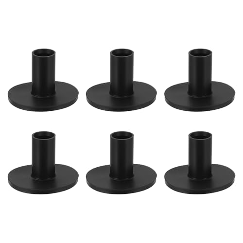 Rubber Golf Practice Tee, Rubber Driving Tee-Fitting for (Indoor/Outdoor/Golf Hitting Mats/Courses/Backyards/Lawns) - color: Black, size: 1.4 Inch