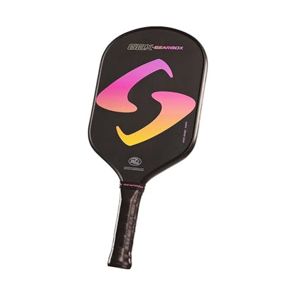 Gearbox GBX Quad Mod 14mm Pickleball Paddle – Textured Glass Fiber Face, Enhanced Spin & Control, PU Molded Handle, 14mm Poly Core – Lightweight, Durable, High-Performance Paddle