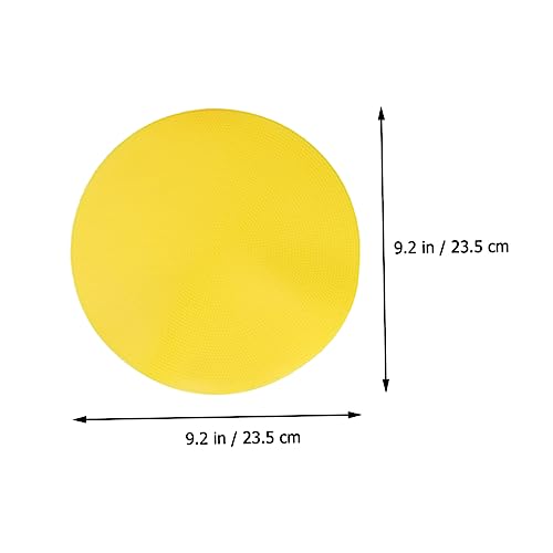 BESPORTBLE 4 Pcs Soccer Training Markers Durable Spot Markers for Football Basketball and Agility Drills Clearly Visible and Non Slip Design for Use Yellow Red Blue