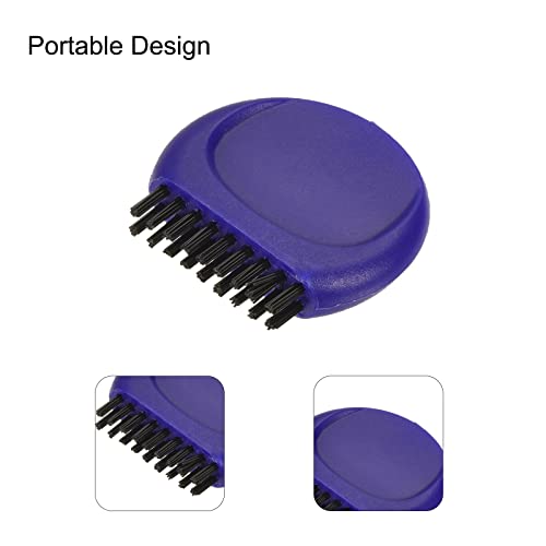 MECCANIXITY Mini Golf Club Brush Pocket Dust Groove Cleaner - color: Blue