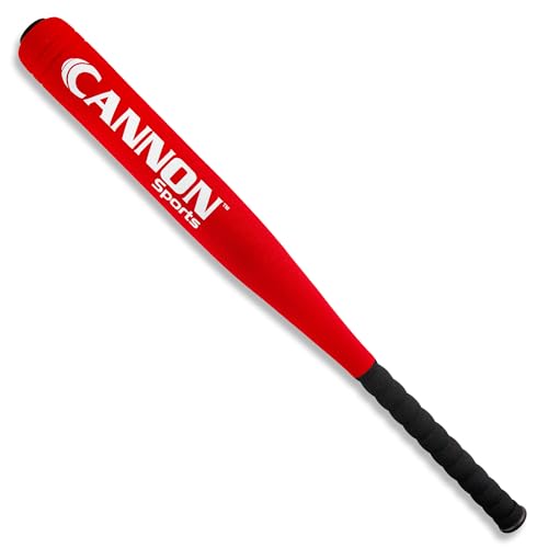 Cannon Sports Foam Baseball Softball Bat - 29-Inch Padded Training Bat with Strong Poly-Core – Soft Foam Practice Bat - color: Red, size: 1 Bat