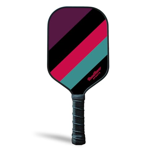 Pickleball Paddles, T700 Raw Carbon Fiber with 16mm Polypropylene Honeycomb Core for Control & Spin, Large Sweet Spot, 7.4oz Paddle Anti-Slip Cushioned Grip for Beginners & Intermediates