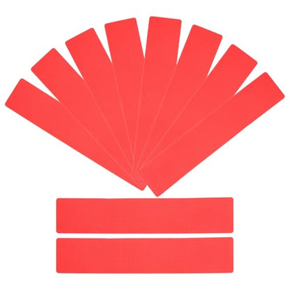 Tennis Training Marker Football Training Sign Red Flat Spot Markers 10pcs Set for Pe Teacher Supplies and Soccer Court Field Marking Equipment