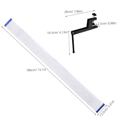 BESPORTBLE Table Tennis Net and Post Set Portable Design for Indoor and Easy Setup and Storage Use for Pong Games Includes Features