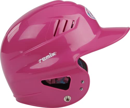Rawlings | COOLFLO Batting Helmet | T-Ball (6 1/4" - 6 7/8") | Black - color: Pink - REMIX