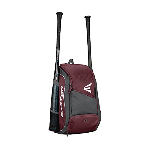 Easton | GAME READY Backpack Equipment Bag | Adult | Baseball & Softball | Multiple Colors - color: Maroon