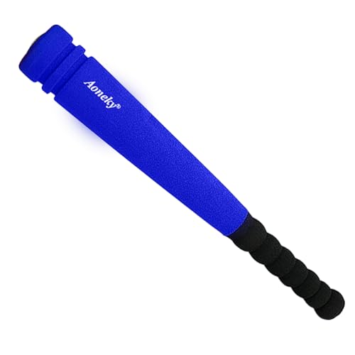 Aoneky 16.5 Inch Foam Baseball Bat for Toddlers 1-3 Years - Soft & Safe First T-Ball Bat, Mini Lightweight Beginner Bat for Kids, Indoor Outdoor Toy (Blue 1)