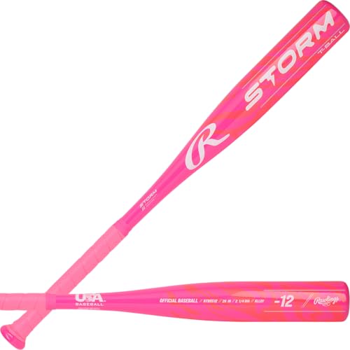 Rawlings | Storm T-Ball Bat | USA Softball & Baseball | -12 Drop | 1 Pc. Alloy - size: 26 Inch
