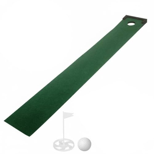 predolo Golf Putting Mat Non-Slip Putting Practice Mat Flannel Surface Athletic Gear for Golfers, Beginners, Home, Office, Outdoor