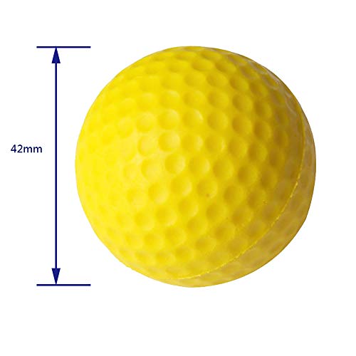 Myartte Foam Practice Golf Balls Indoor or Outdoor Golf Training Balls Value 12 Pack Soft Foam Balls for Men Women