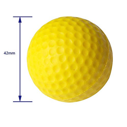 Myartte Foam Practice Golf Balls Indoor or Outdoor Golf Training Balls Value 12 Pack Soft Foam Balls for Men Women