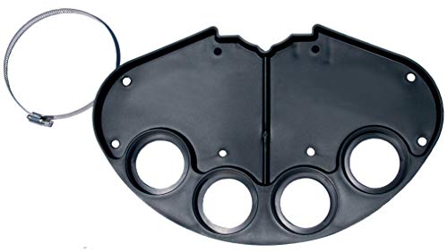 Tourna Tennis Court Tray - style: Black