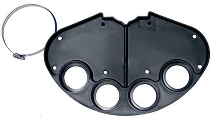 Tourna Tennis Court Tray - style: Black