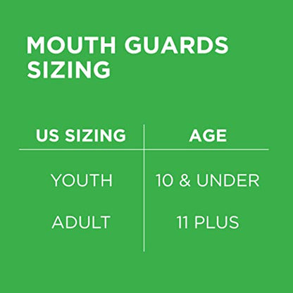 Delta Dental Athletic Sports Mouth Guard - ADA Accepted - 2X The Impact Absorption - Works with Braces 1 Pack No Strap (Youth, Lime Green No Strap)