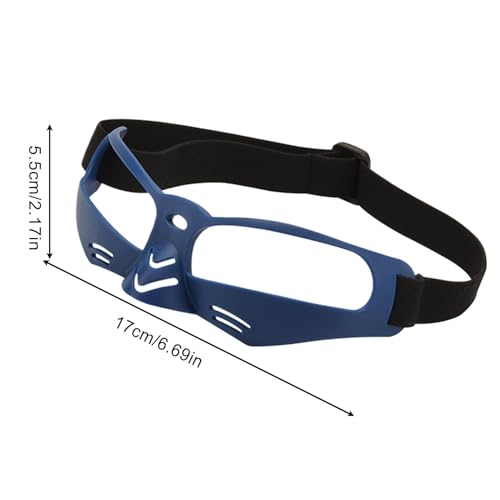 LESSO Basketball Dribbling Goggles Protective Sports Training Glasses for Adults Basketball Players - color: Blue