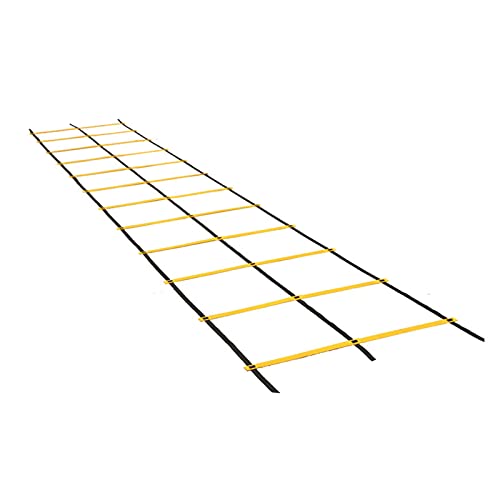 Agility Ladder Adjustable Double Row Agility Ladder,Speed Training Equipment,Football Flexibility Training Jumping,for Outdoor Athletic Footwork, Sports Drills(Size:4M) - size: 4M