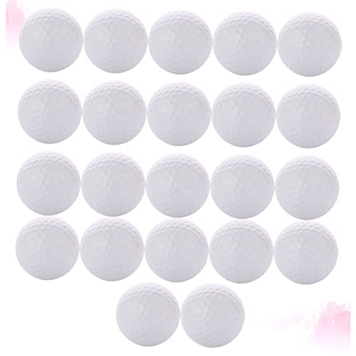 Toyvian Indoor Golf Practice Balls 22pcs Hollow Non-Porous Training Balls for Boys and Girls Adults Double Layer for Indoor Play and Skill Development