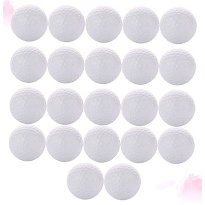 Toyvian Indoor Golf Practice Balls 22pcs Hollow Non-Porous Training Balls for Boys and Girls Adults Double Layer for Indoor Play and Skill Development