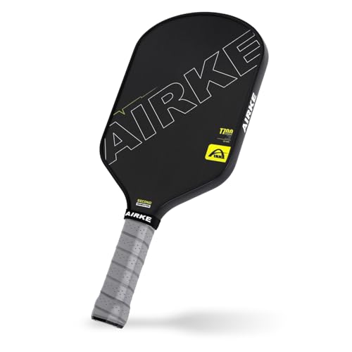 Pickleball Paddles - T700 Carbon Fiber Paddle with Honeycomb Core Pickleball Rackets - Lightweight Precision & Enhanced Shock - color: Yellow