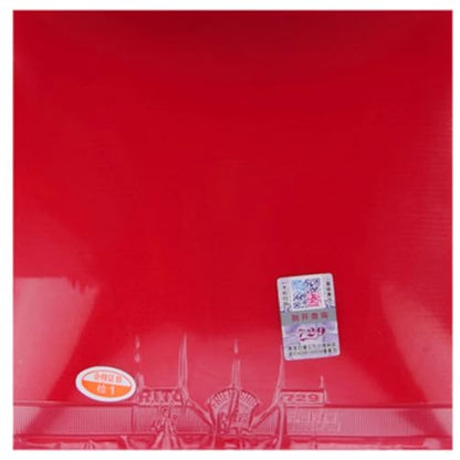 Friendship 729 Table Tennis Rubber for Training, Beginners, and Advanced Players - color: 03 Red - Hardness 42