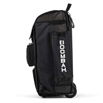 Boombah Rolling Catcher's Superpack Baseball/Softball Gear Bag - 23-1/2" x 13-1/2" x 9-1/2" - Multiple Colors - Telescopic Handle and Holds 4 Bats - Wheeled Version