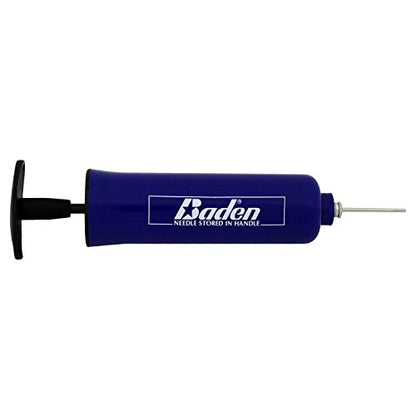 Baden 4-Inch Air Pump | Compact and Portable for Quick Inflation | Ideal for Sports Balls and Small Inflatable Items | Blue