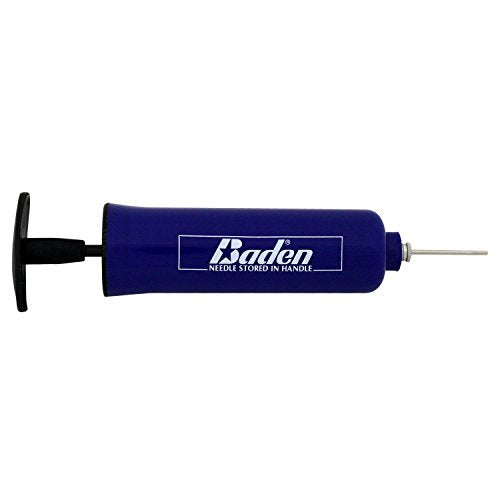 Baden 4-Inch Air Pump | Compact and Portable for Quick Inflation | Ideal for Sports Balls and Small Inflatable Items | Blue