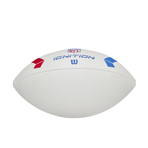 WILSON NFL Ignition Footballs - color: White, size: Junior - Ages 9-12, style: NFL Ignition