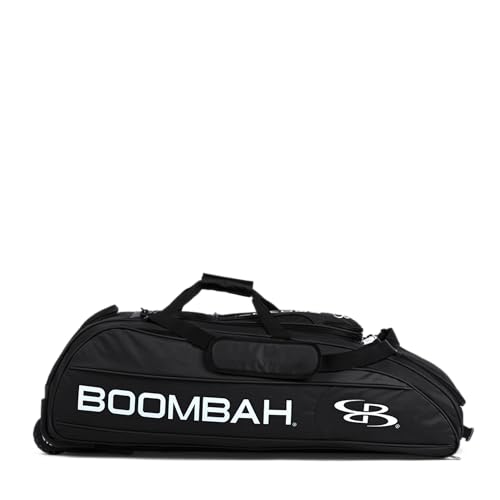 Boombah Beast Rolling Bat Bag - Multiple Color Options - Holds 8 Bats, Glove and Shoe Compartments - color: Black