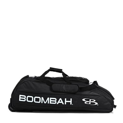 Boombah Beast Rolling Bat Bag - Multiple Color Options - Holds 8 Bats, Glove and Shoe Compartments - color: Black