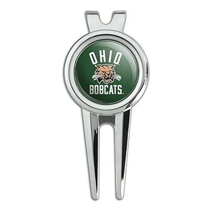 GRAPHICS & MORE Ohio University Bobcats Logo Golf Divot Repair Tool and Ball Marker