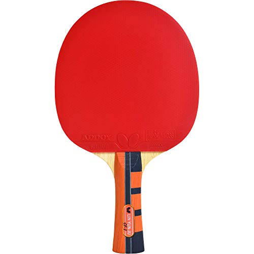 Butterfly Lin Yun-Ju Shakehand Ping Pong Paddle - Lightweight & Offers A High Degree of Control for Developing Table Tennis Players - Recommended for Beginners