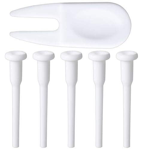 5 Pieces Exercise Ball Plug Replacement, Yoga Exercise Ball Air Stopper Plug Pin Adapter Kit, Yoga-Ball Air Stopper and Puller Kit