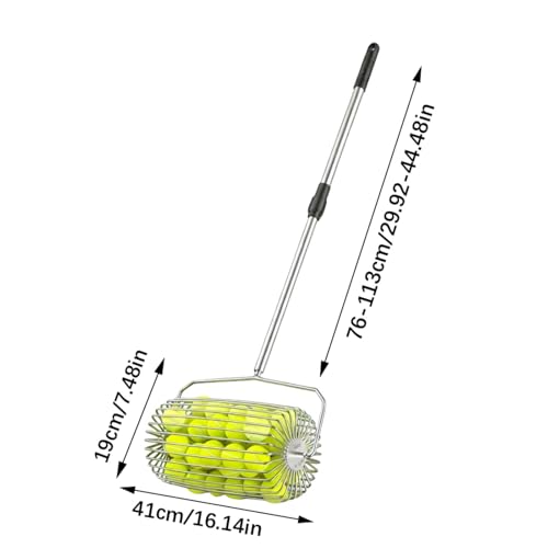 Pickleballs Tennis Balls Pickers Upper Pickleballs Collector Basket with Handle Balls Pickup Ball Retrievers Ball Retrievers - color: foreign trade