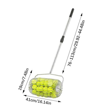 Pickleballs Tennis Balls Pickers Upper Pickleballs Collector Basket with Handle Balls Pickup Ball Retrievers Ball Retrievers - color: foreign trade