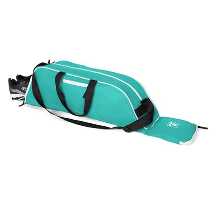 EALER Baseball Bat Tote Bag & T-ball, Softball Equipment Bag - Gear for Kids, Youth, and Adults Holds Bat, Helmet, Glove, Cleats, Shoes and More - color: Lake Blue