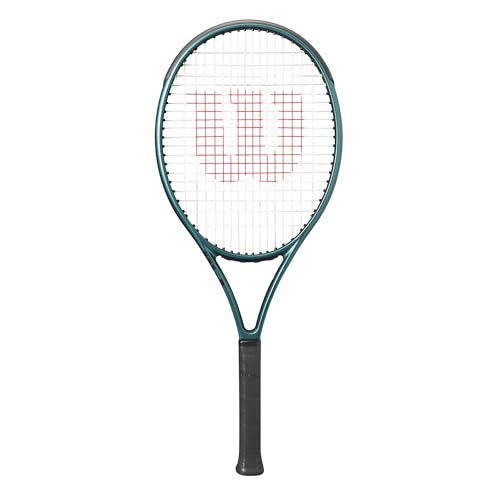 Wilson Tennis Hard Racquet for Kids, Juniors, Elementary School Students, Performance Model, 25-26 Inches (Strung Up) - color: BLADE V9, style: Length 26"