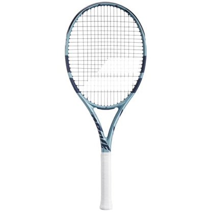 Babolat Evo Drive 2nd Gen Tennis Racquet Strung with 16g Syn Gut at Mid-Range Tension - color: Black String, size: 4 1/4" Grip