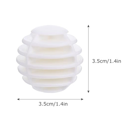 10Pcs Indoor Stripe Golf Practice Balls PE Material Lightweight Training Balls for Golfers Indoor Use