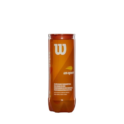 WILSON US Open Tournament Tennis Ball, Orange