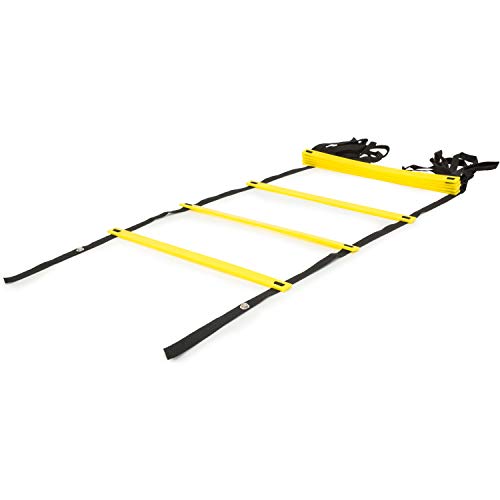 ProsourceFit Speed Agility Ladder 8, 12 and 20 Rung for Speed Training and Sports Agility Workouts with Free Carrying Bag - size: 8 rung