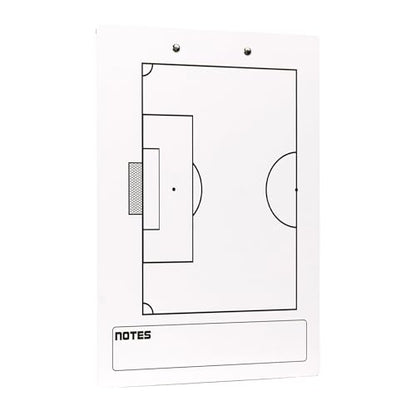 Soccer White Dry Erase Coaches Clipboard | Double-Side Soccer Coaching Whiteboard with Marker
