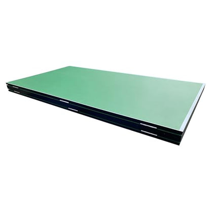 RACK Virgo Table Tennis Conversion Top for Billiard/Pool Table 4 Piece– Indoor Ping Pong Tabletop - color: Green