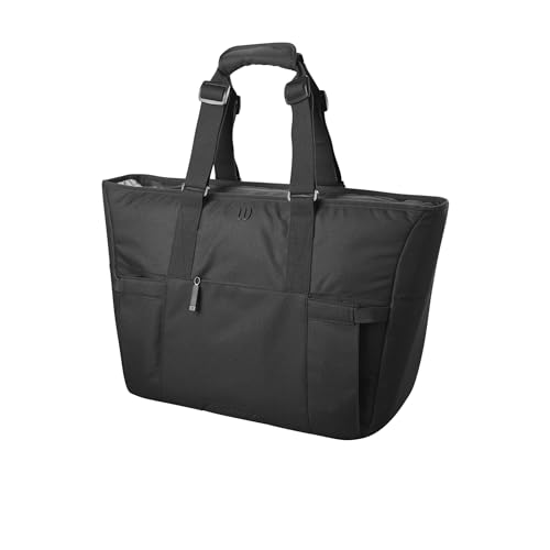 WILSON 2024 Lifestyle Tote Tennis Racket Bag - Holds up to 2 Rackets, Black