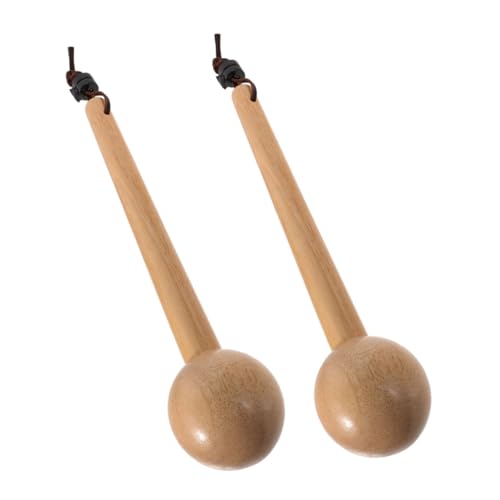 Happyyami 2pcs Wooden Baseball Glove Mallet Softball Glove Shaping Tool for Youth Adults Design Smooth for Easy Use