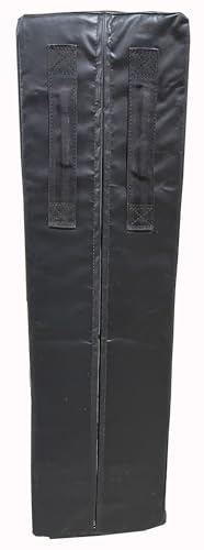 Fisher Athletic 42" x 12" x 6" Agility and Blocking Football Dummy, Step Over Football Dummies, Youth and Adult Training Equipment - color: Black