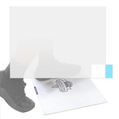 Courtside Basketball Sticky Mat,Non-Slip Sticky Shoe Mat for Basketball Court Shoe Grip,Courtside Shoe Grip Traction Mat,Improves Traction and Cleans Dust,Dirt,Includes 40 Sticky Sheets - style: Replacement Sheets (40)