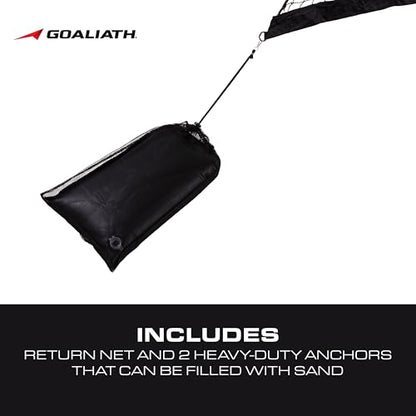 Goalrilla Basketball Hoop Return System Great for Solo Play or Free-Throw Practice and Compatible with Most In Ground Hoops , Black